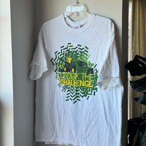 John Deere White Graphic T-Shirt